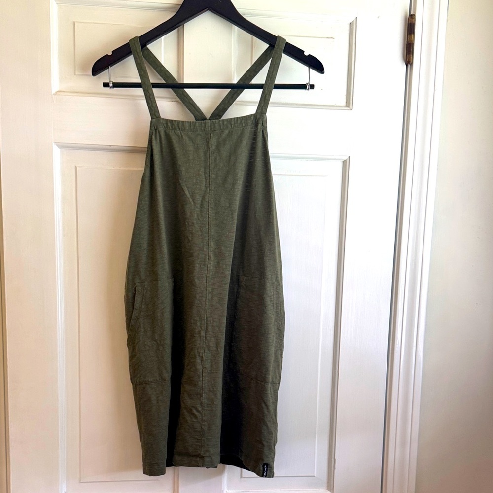 Known Supply Army Green Macy Dress